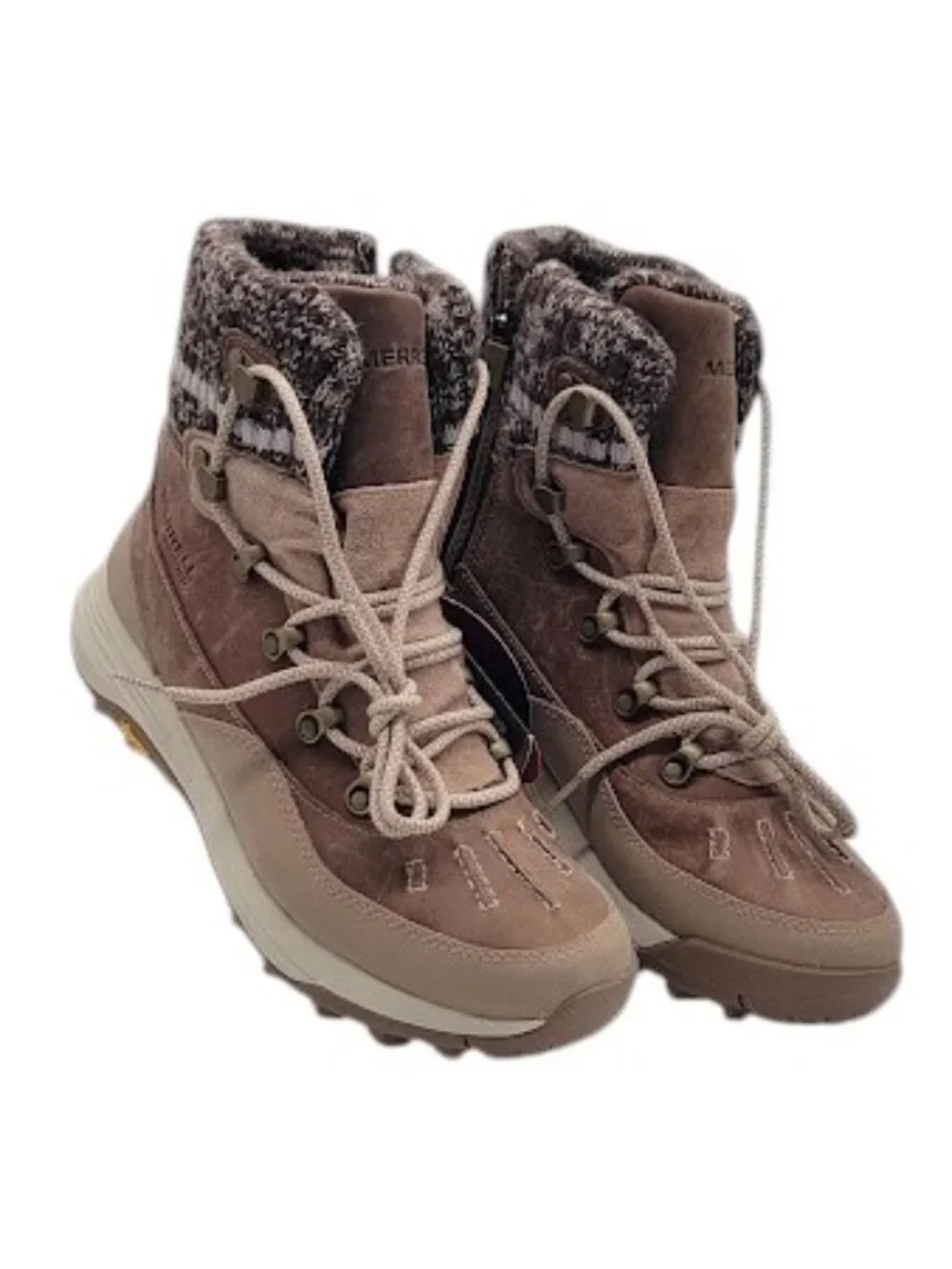 MERRELL Siren 4 Thermo Mid Zip Waterproof Women’s Winter Boots Brown Size 10.5